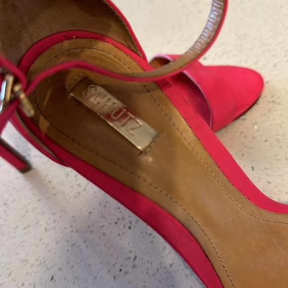 Hot Pink Schutz Heels - Picture 5 of 6